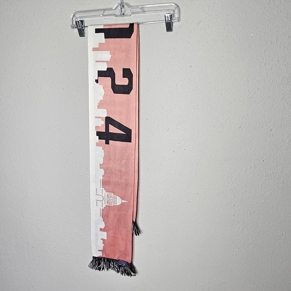 ATX Womens Soccer Pink Black Scarf 2024‎ Austin Texas - Picture 6 of 6